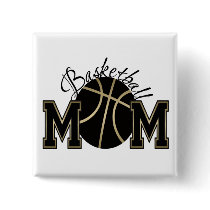 Basketball Mom buttons by MishMoshTees Basketball Mom buttons