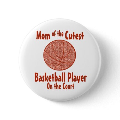 Basketball Mom button