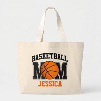 Basketball Mom Personalized Tote Bag