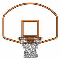 basketball net graphic cut out