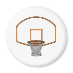 Basketball Net Refrigerator Magnet