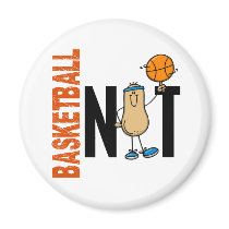 Basketball Nut 1 magnets