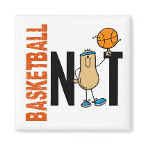 Basketball Nut 1 magnets