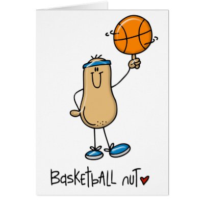 Basketball Nut 3 Greeting Card by gonenuts