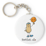 Basketball Nut 3 Keychain
