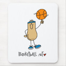 Basketball Nut T-shirts and Gifts Mouse Pads