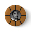 Basketball Obama Button by obamastore Basketball Obama Button