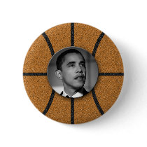 Basketball Obama Button by obamastore Basketball Obama Button