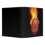 Basketball On Fire Avery Binder