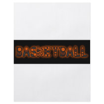 BASKETBALL ORANGE flyers by TattooFont3D BASKETBALL ORANGE flyers