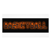BASKETBALL ORANGE photo cards by TattooFont3D BASKETBALL ORANGE photo cards