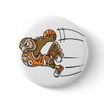 Basketball Owl Buttons
