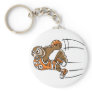 Basketball Owl Keychain