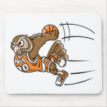 Basketball Owl mousepads
