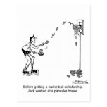 Basketball & Pancakes postcards