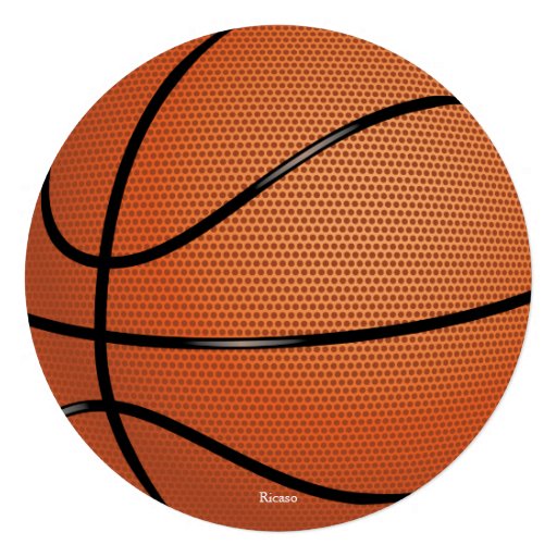 Basketball Party Personalized Invitations