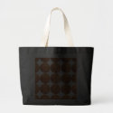 Basketball Pattern on Black Canvas Bags