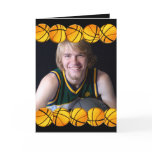 Basketball photo birthday card
