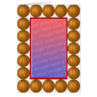 Basketball photo Card by cute4kids