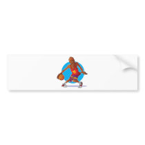 Basketball Player bumper stickers