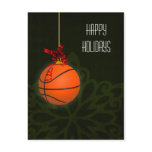 basketball player Christmas Cards postcards