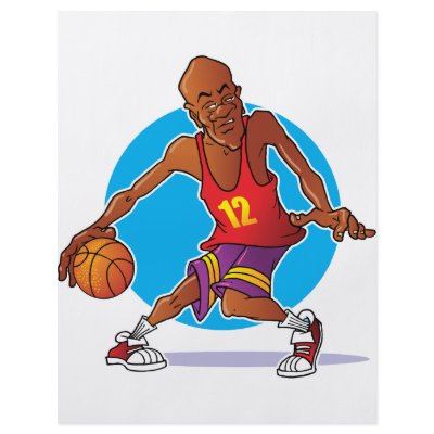 Basketball Player Flyer by wizardofdraws