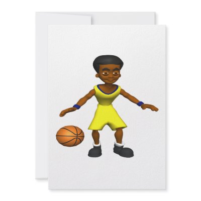 Basketball Player Personalized Invite by SportsArena