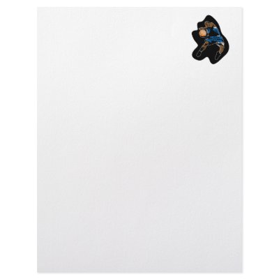 basketball player jump dunk dunker personalized letterhead by sports_shop