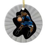 basketball player jump dunk dunker christmas ornament