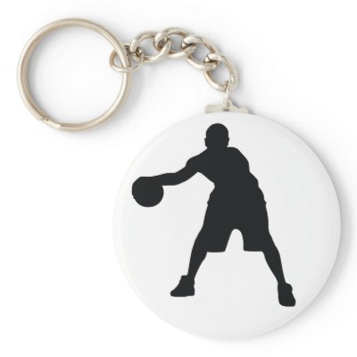 Basketball Player Key Chain