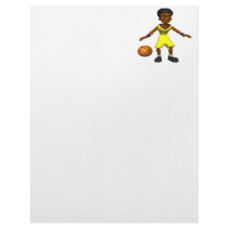 Basketball Player Personalized Letterhead