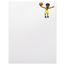 Basketball Player Personalized Letterhead