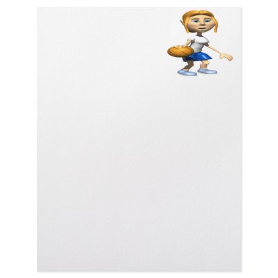 Basketball Player Letterhead Design by SportsArena