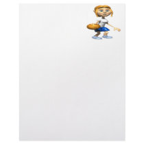Basketball Player Letterhead Design