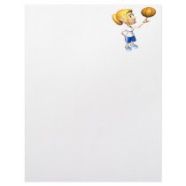 Basketball Player Letterhead Template
