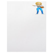 Basketball Player Custom Letterhead