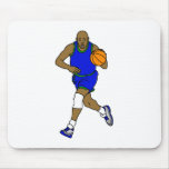 Basketball player mousepads