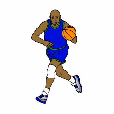 Basketball player cut out by justsports
