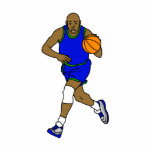 Basketball player cut out