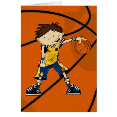 Basketball Player Postcard by markmurphycreative