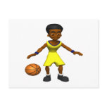 Basketball Player Post Card