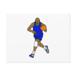 Basketball player post card