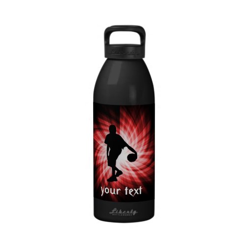 Basketball Player; Red Water Bottles
