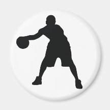 Basketball Player Refrigerator Magnets