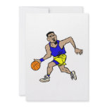 basketball player running personalized announcement