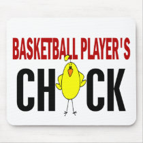 BASKETBALL PLAYER’S CHICK mousepads