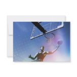 Basketball Player Slam Dunk Personalized Invites