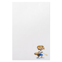 Basketball Player Personalized Stationery