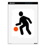 Basketball Player symbol iPad 2 Decal