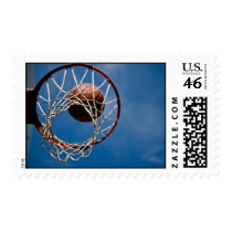 Basketball Postage Stamp